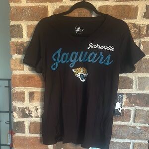 Jacksonville Jaguars women’s v neck T-shirt NFL APPAREL
